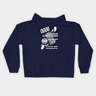 Bob's Screen Doors Exit 9 New Jersey Retro 1958 Kids Hoodie